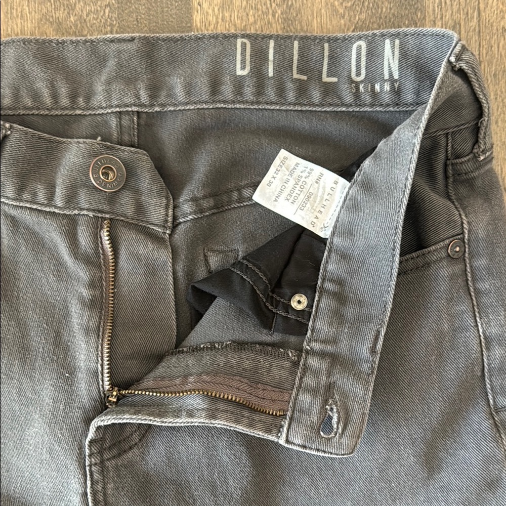 Bullhead Skinny Jeans Dillon Gray LA Denim Co 32 30 Men's Cotton Spandex - Picture 5 of 14